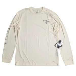 RVCA UPF 50+ Off-white Long sleeve Men's Size Medium